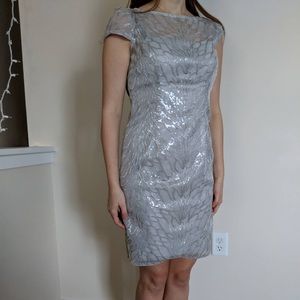 Adrianna Papell Silver dress